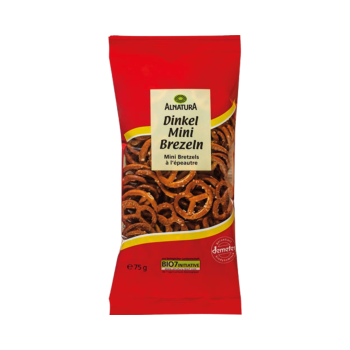 Alnatura Bio Dinkel Mini Brezeln, 75g